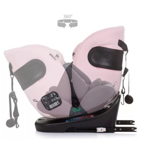 Chipolino Motion 360 autósülés I-Size 40-150cm - Flamingo