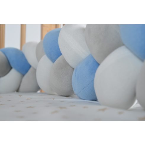 Cangaroo Braidy fonott fejvédő kék/szürke