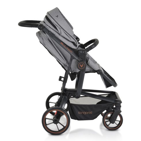 Cangaroo Ellada multifunkciós babakocsi 3:1- Szürke
