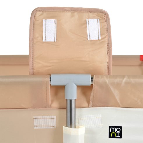 GameZone összecsukható járóka szőnyeggel 60 db labdával 120x120 cm Bézs