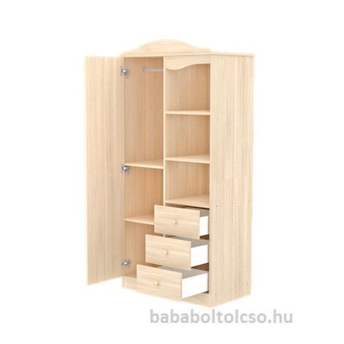 Timba NIKI 1 ajtós 3 fiókos álló szekrény borostyán