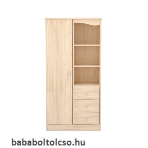 Timba NIKI 1 ajtós 3 fiókos álló szekrény borostyán
