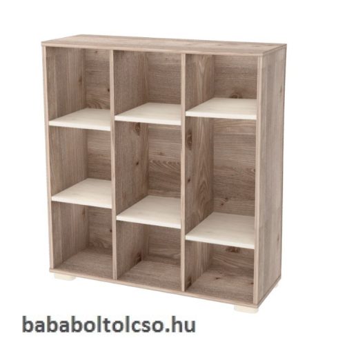 Timba VIKI nyitott polcos szekrény krém-fűz