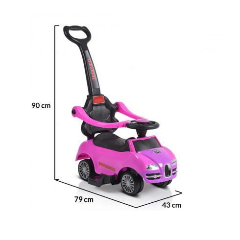 Moni Rider beülős autó tolókarral