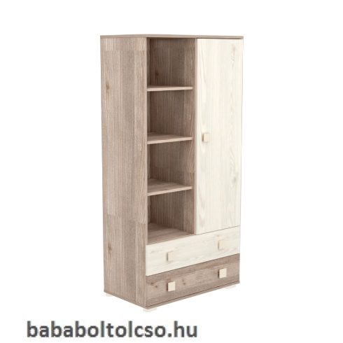 Timba VIKI 1 ajtós 2 fiókos álló szekrény krém-fűz