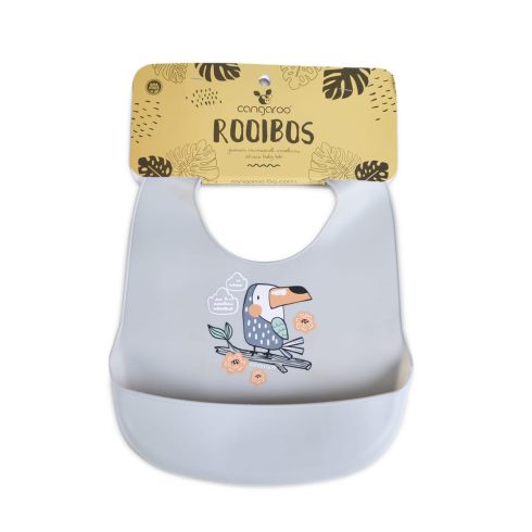 Cangaroo Rooibos szilikon előke Szürke